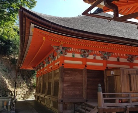 Kiyomizudera-templet i utkanten av Kyoto sentrum.