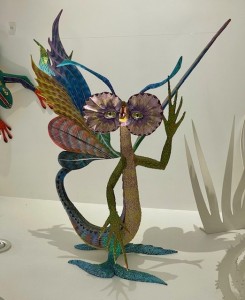 En alebrijes – de magiske fantasidyrene som representerer beskyttende krefter finnes overalt, her fra utstillingen i det fantastiske Museo de Arte Popular i mexico City