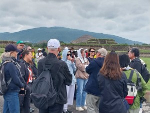 Besøk av Teotihuacan arkeologiske sted